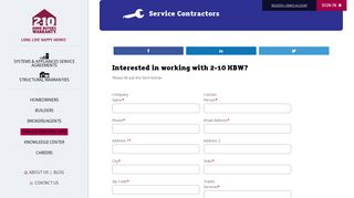 Become a Service Contractor | 2-10 HBW - 2-10 Home Warranty