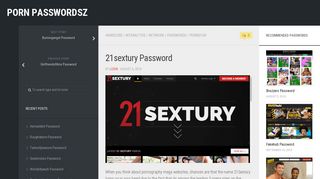 21sextury Password – Porn PasswordsZ