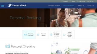 Personal Banking Services at 21st Century Bank - convenient locations