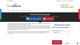 21st Century Insurance - TravelInsure.ca