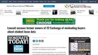 Lawsuit accuses former owners of 22 Exchange of misleading buyers ...
