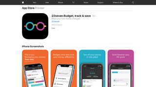 22seven:Budget, track & save on the App Store - iTunes - Apple