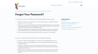 Forgot your password? – 23andMe Customer Care