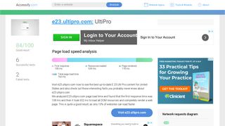 Access e23.ultipro.com. UltiPro