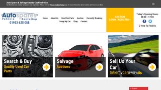 Second Hand & Used Car Parts Online | Autospares & Salvage ...