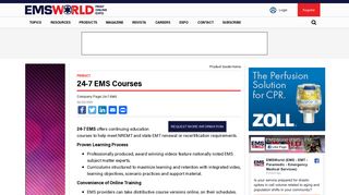 24-7 EMS Courses | EMS World