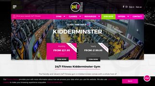 Kidderminster Gym | 24 Hour Gym in Kidderminster | 24/7 Fitness