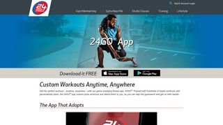 24GO Custom Workout App | 24 Hour Fitness