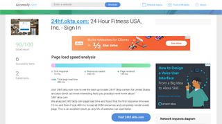 Access 24hf.okta.com. 24 Hour Fitness USA, Inc. - Sign In