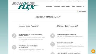 Access and Manage My Account – Employee – 24HourFlex