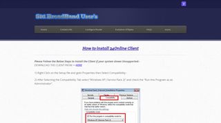 How to Install 24Online Login Client - Siti BroadBand User's