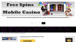 24 Pokies Casino | 675% up to $3400 Bonus plus Free Spins