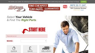 247Spares: Find Cheap Car Parts Online | Lowest Prices Save 80%