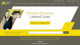 Business Broadband Leased Lines, Hosting, Security & VoIP by M247