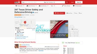 247 Texas Driver Safety and Defensive Driving - Driving Schools ...