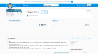 Review of 247autohits - NetBusinessRating