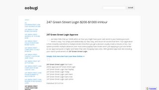 247 Green Street Login $200-$1000 inHour - oobugi - Google Sites