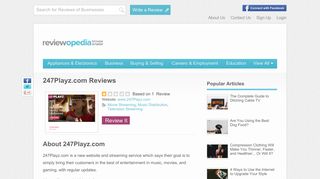 247Playz.com Reviews - Legit or Scam? - Reviewopedia