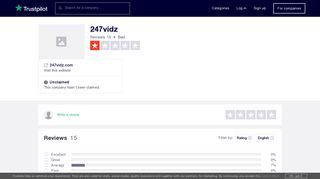 247vidz Reviews | Read Customer Service Reviews of 247vidz.com