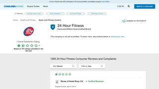 Top 1,278 Reviews and Complaints about 24 Hour Fitness