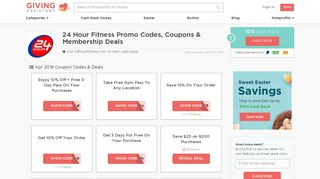 60% Off 24 Hour Fitness Coupons & Promo Codes 2019 + 10% Cash ...