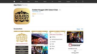 Golden Nugget 24K Select Club on the App Store - iTunes - Apple