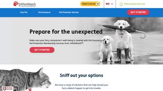 24PetWatch: Pet Insurance & Lost Pet Services