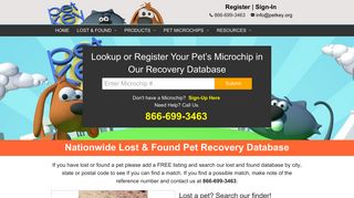 Pet Microchip ID Lookup & Registration for Dogs & Cats