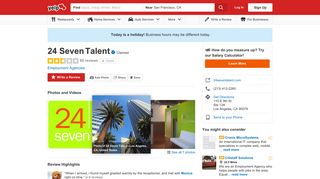24 Seven Talent - 64 Reviews - Employment Agencies - 110 E 9th St ...