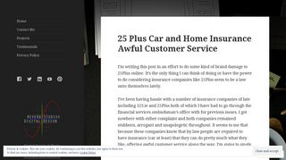 25 Plus Car and Home Insurance Awful Customer Service – Reverb ...