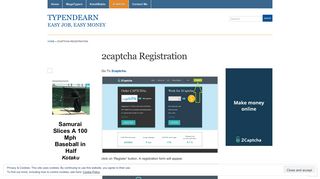 2captcha Registration « TypendEarn