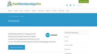 2Checkout | Paid Memberships Pro