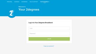 2degrees Broadband: Login