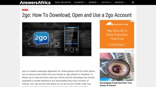 2go: How To Download, Open and Use a 2go Account - Answersafrica