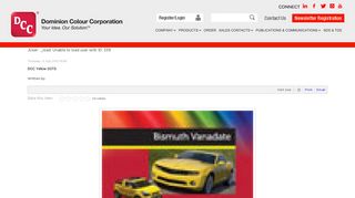 DCC Yellow 2GTS - Dominion Colour Corporation