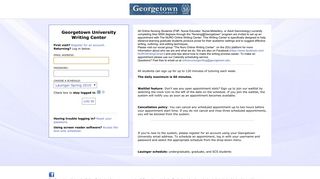 Georgetown University Writing Center