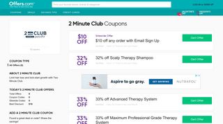2 Minute Club Coupons & Promo Codes 2019: $10 off