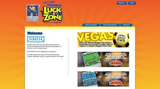 Texas Lottery Second Chance Luck Zone Promotional Drawings ...