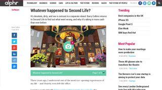 Whatever happened to Second Life? | Alphr