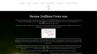 2ndskiesforex Review : Price Action Course “2ndskiesforex”