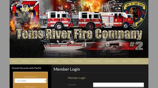 Member Login - Toms River Fire Company