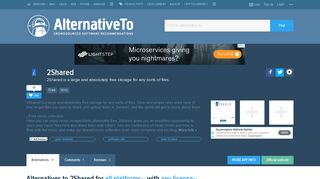 2Shared Alternatives and Similar Websites and Apps - AlternativeTo.net
