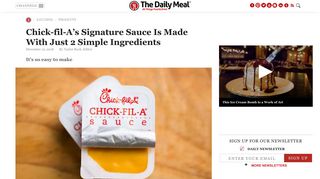 Chick-fil-A's Signature Sauce Is Made With Just 2 Simple Ingredients