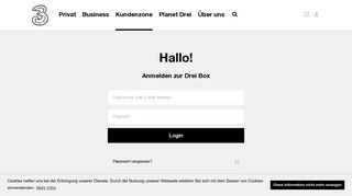 Login Drei Box | Drei.at