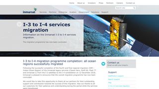 I-3 to I-4 services migration - Inmarsat
