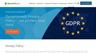 Privacy Policy - Dynamicweb