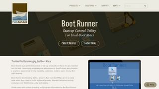 Boot Runner | Twocanoes Software | Manages Boot Camp startup policy