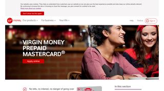 Virgin Money Prepaid Mastercard | Pay as you go credit card alternative