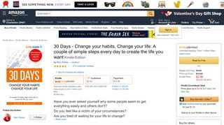 Amazon.com: 30 Days - Change your habits, Change your life: A ...