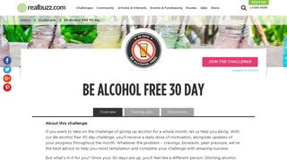 Be alcohol free 30 day | Challenges | realbuzz.com